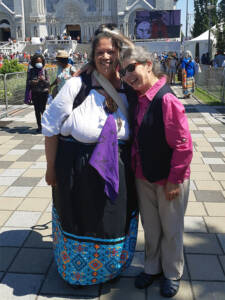 Karine Echaquan et Anne-Marie Forest