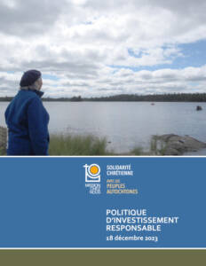 Couverture Politique d'investissement responsable MCN 18 décembre 2023