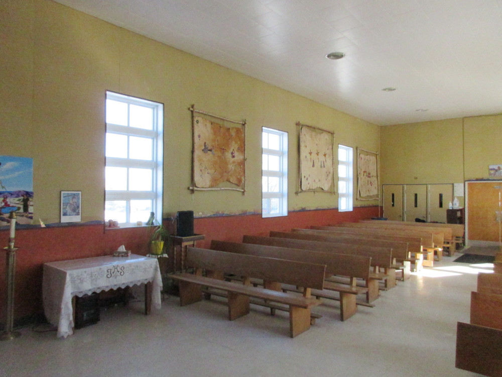 Intérieur de la chapelle Saint-Georges de Lac-Simon | Photo : Catherine Ego