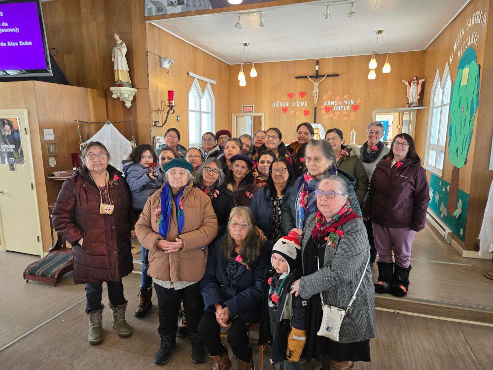 Baptisés engagés dans la vie pastorale d'Opitciwan | Photo : Alain Bilodeau
