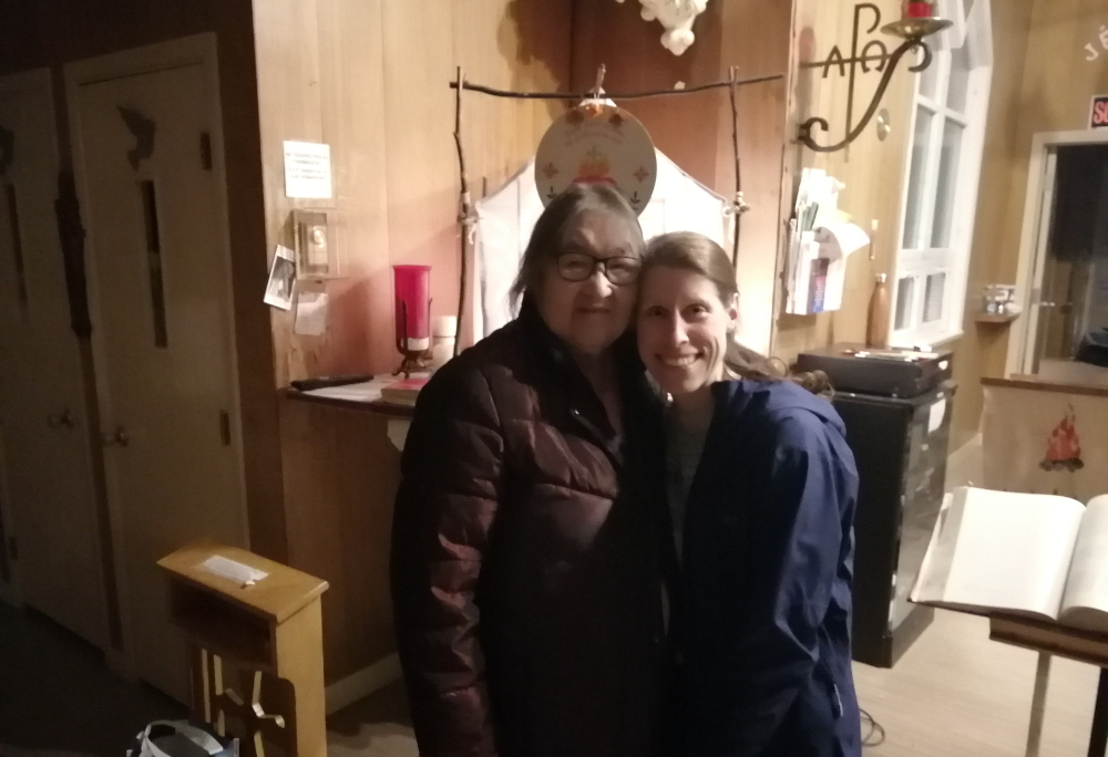 Élise et une autre aînée atikamekw | Photo : xxx