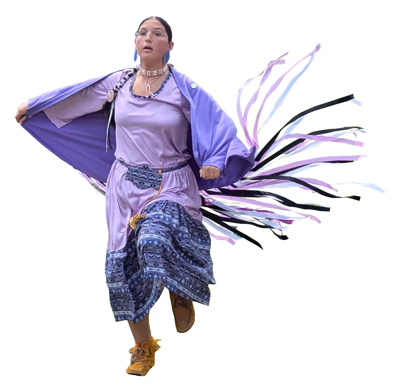 Danseuse à un pow-wow | Photo : Mathieu Lavigne
